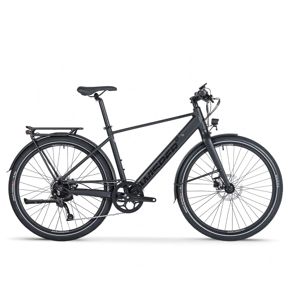 WISPER TAILWIND Comfort Crossbar Electric Bike - Top Speed 15.5mph | 50-70mi Range | 250W Power
