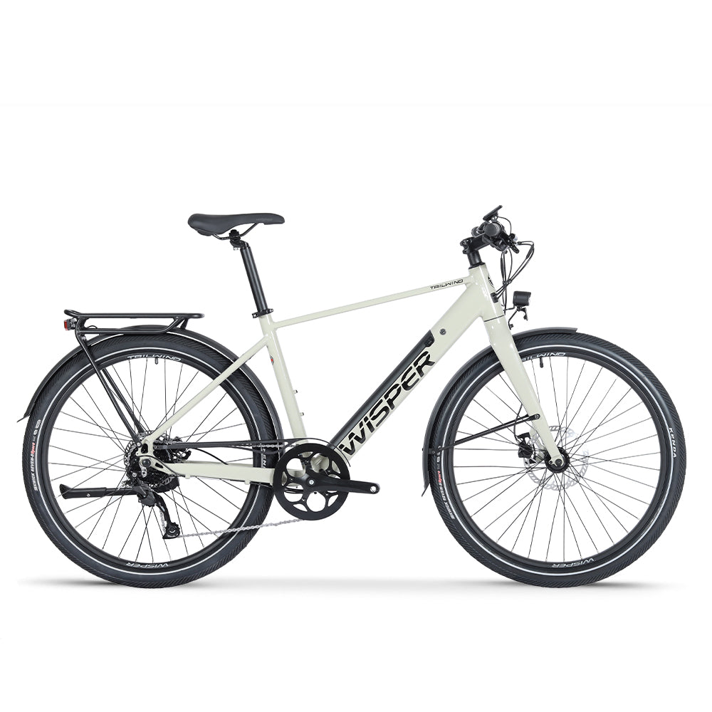 WISPER TAILWIND Comfort Crossbar Electric Bike - Top Speed 15.5mph | 50-70mi Range | 250W Power