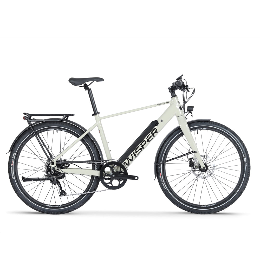 WISPER TAILWIND Comfort Crossbar Electric Bike - Top Speed 15.5mph | 50-70mi Range | 250W Power