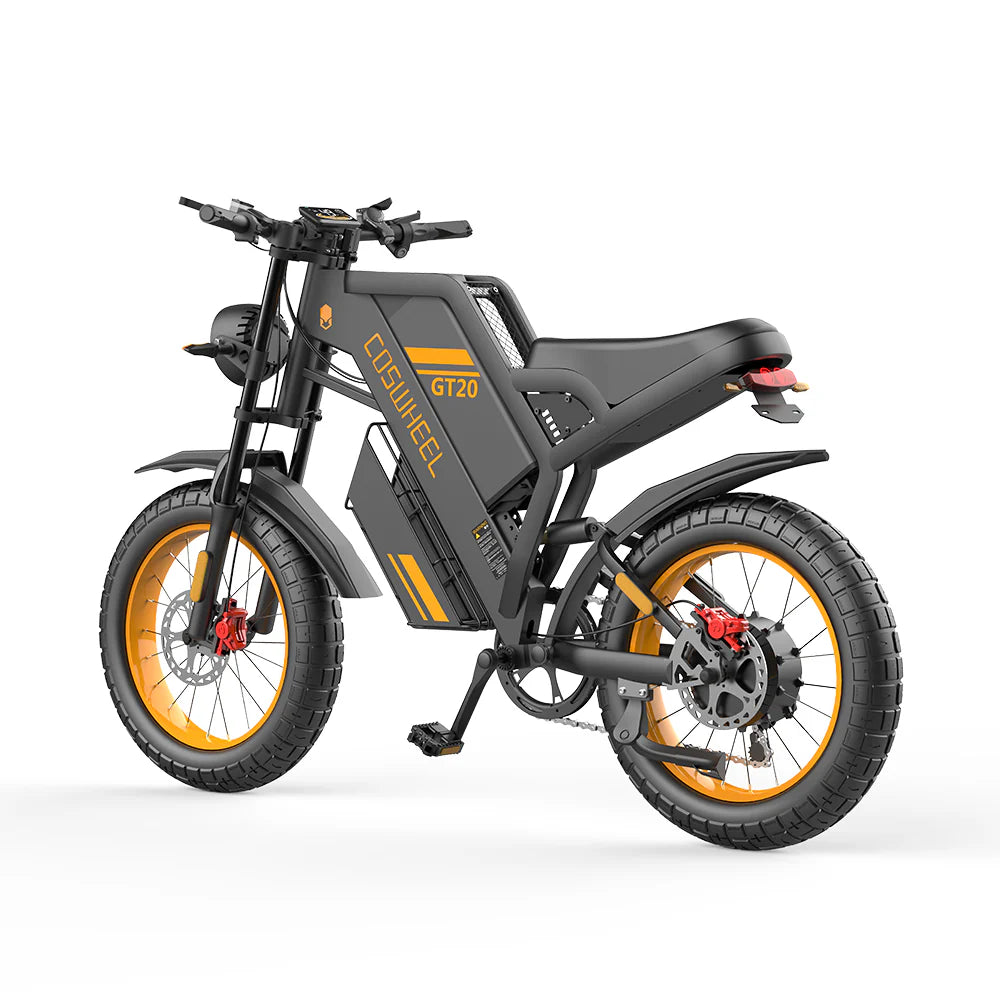 COSWHEEL GT20 Electric Bike 20" - 80Nm Torque | Top Speed 28mph | 87mi Range | 1000W Power