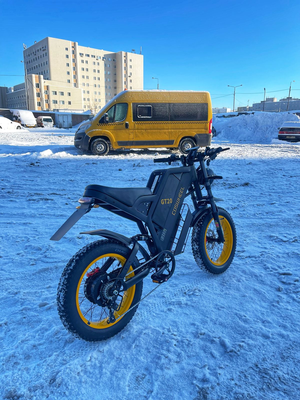 COSWHEEL GT20 Electric Bike 20" - 80Nm Torque | Top Speed 28mph | 87mi Range | 1000W Power
