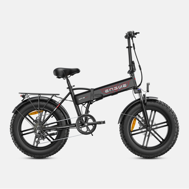 ENGWE EP-2 BOOST Foldable Full Suspension Electric Bike - Top Speed 15.5mph | 74mi Range | 250W Power