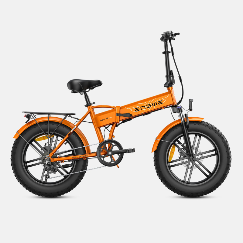 ENGWE EP-2 BOOST Foldable Full Suspension Electric Bike - Top Speed 15.5mph | 74mi Range | 250W Power