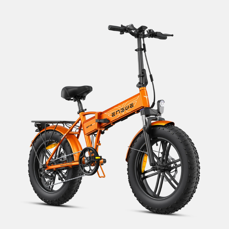 ENGWE EP-2 BOOST Foldable Full Suspension Electric Bike - Top Speed 15.5mph | 74mi Range | 250W Power