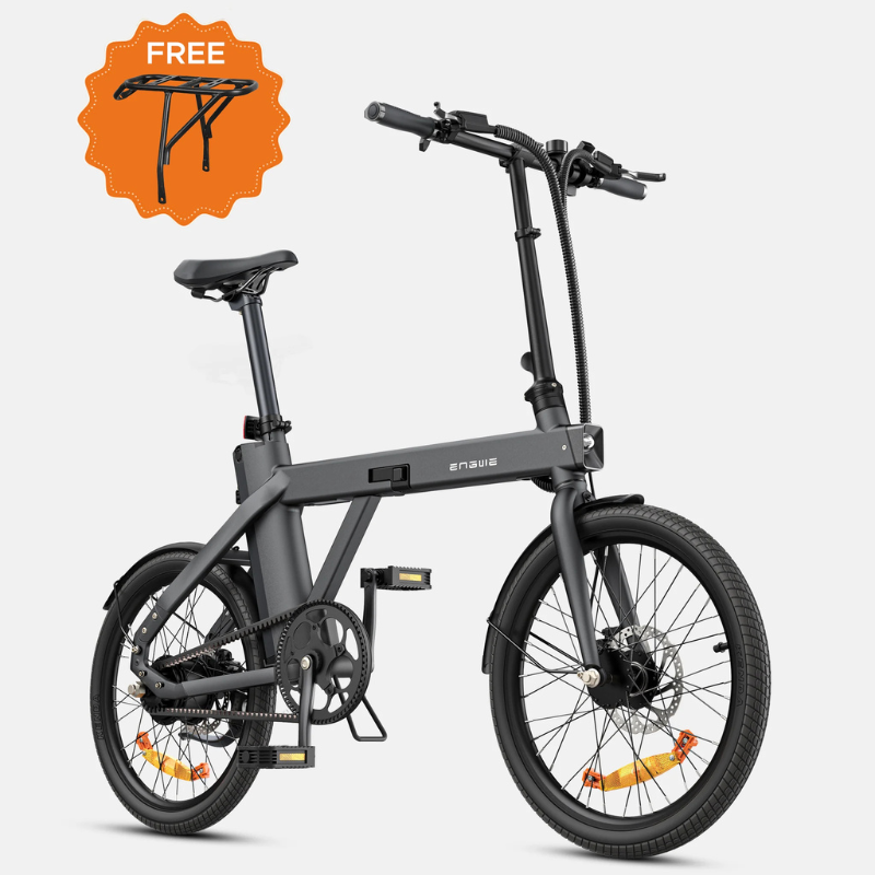 ENGWE P20 Quiet Motor, Torque Sensor Folding Electric Bike - Top Speed 15.5mph | 42Nm Torque | 62mi Range | 250W Power