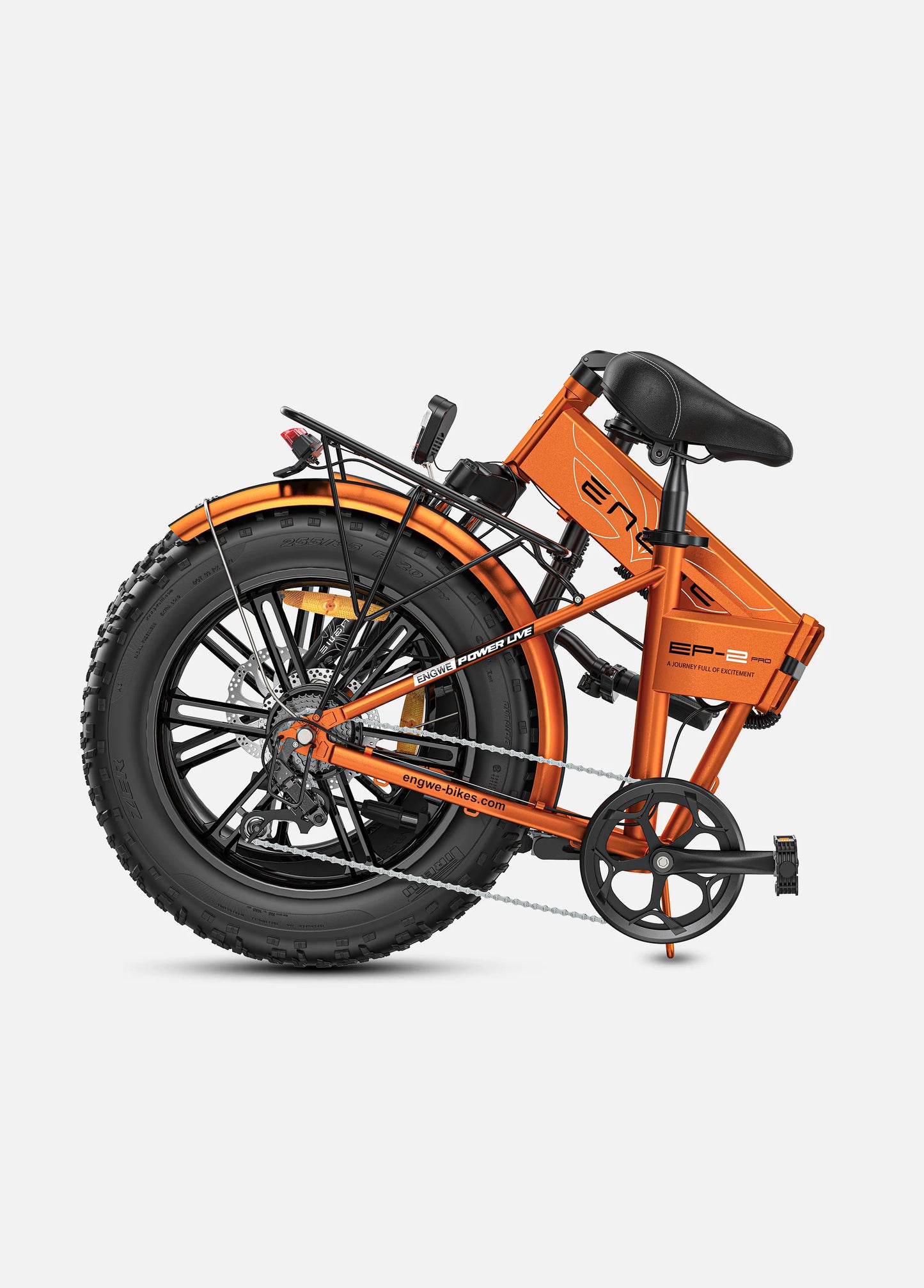 ENGWE EP-2 PRO Foldable Full Suspension Electric Bike - Top Speed 15.5mph | 74mi Range | 250W Power