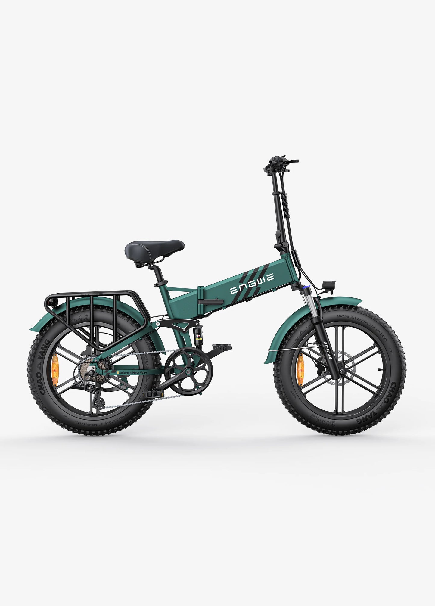 ENGWE Engine PRO 2.0 Full Suspension Foldable E-Bike 15.5mph 74mi 75Nm 1000W