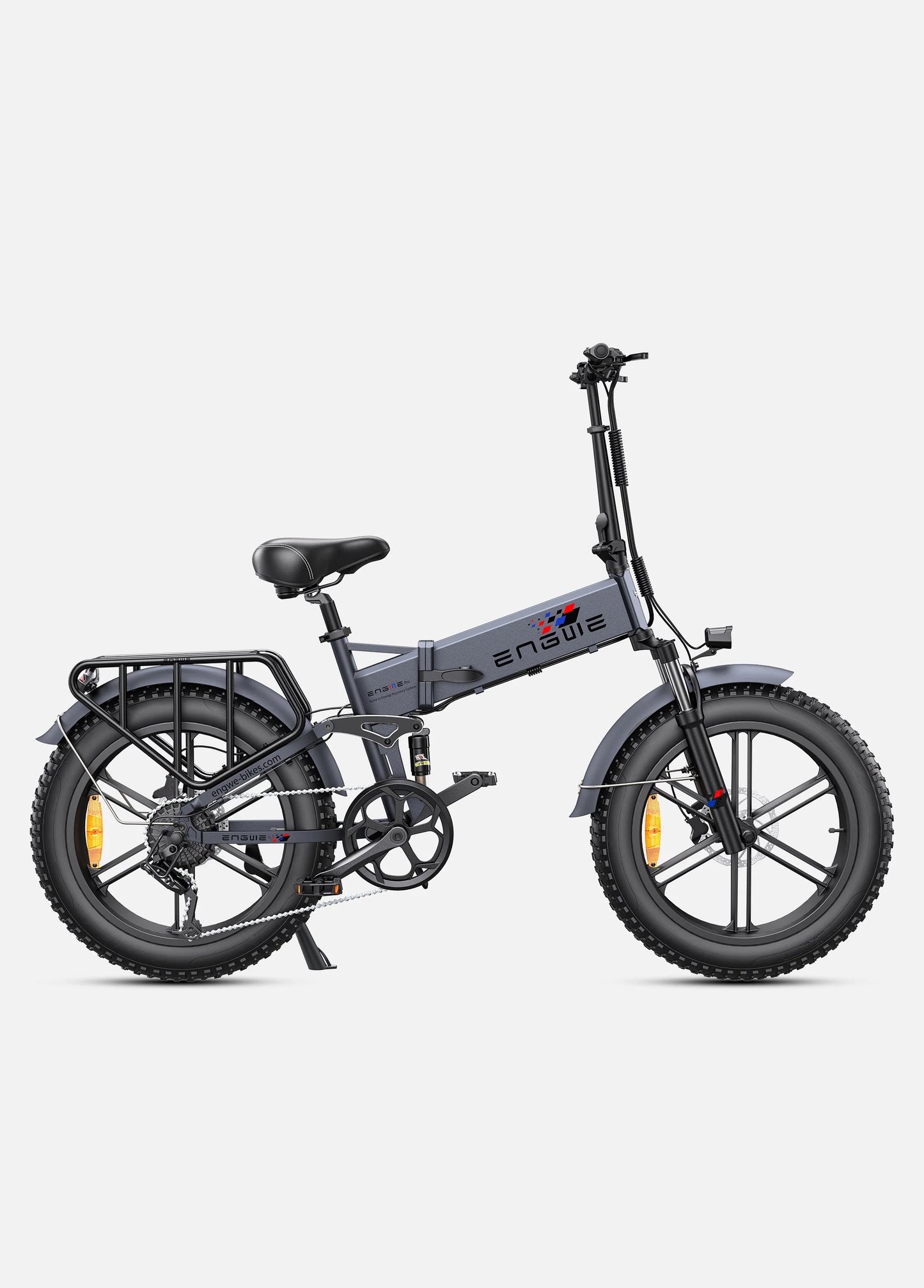 ENGWE Engine PRO 2.0 Full Suspension Foldable E-Bike 15.5mph 74mi 75Nm 1000W