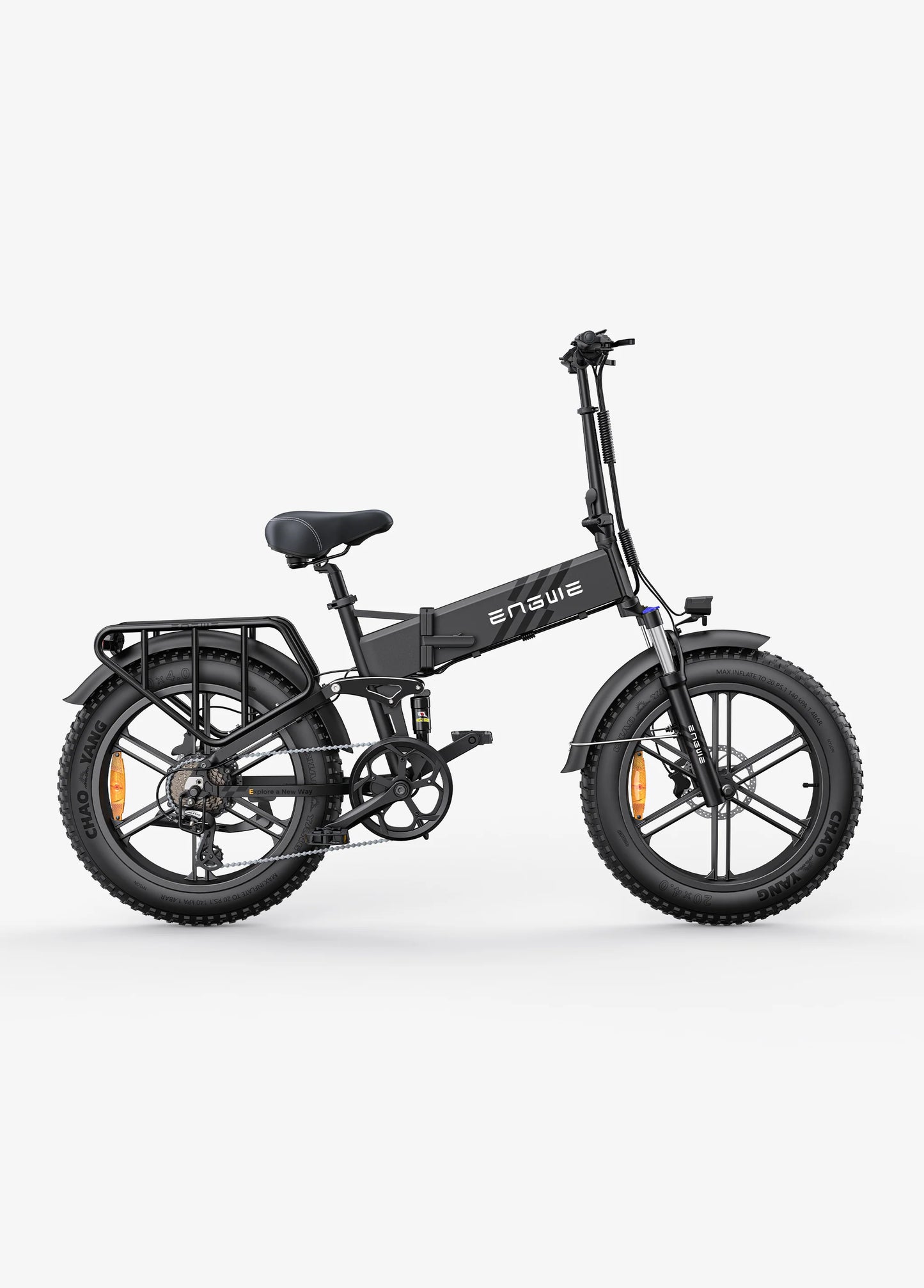 ENGWE Engine PRO 2.0 Full Suspension Foldable E-Bike 15.5mph 74mi 75Nm 1000W
