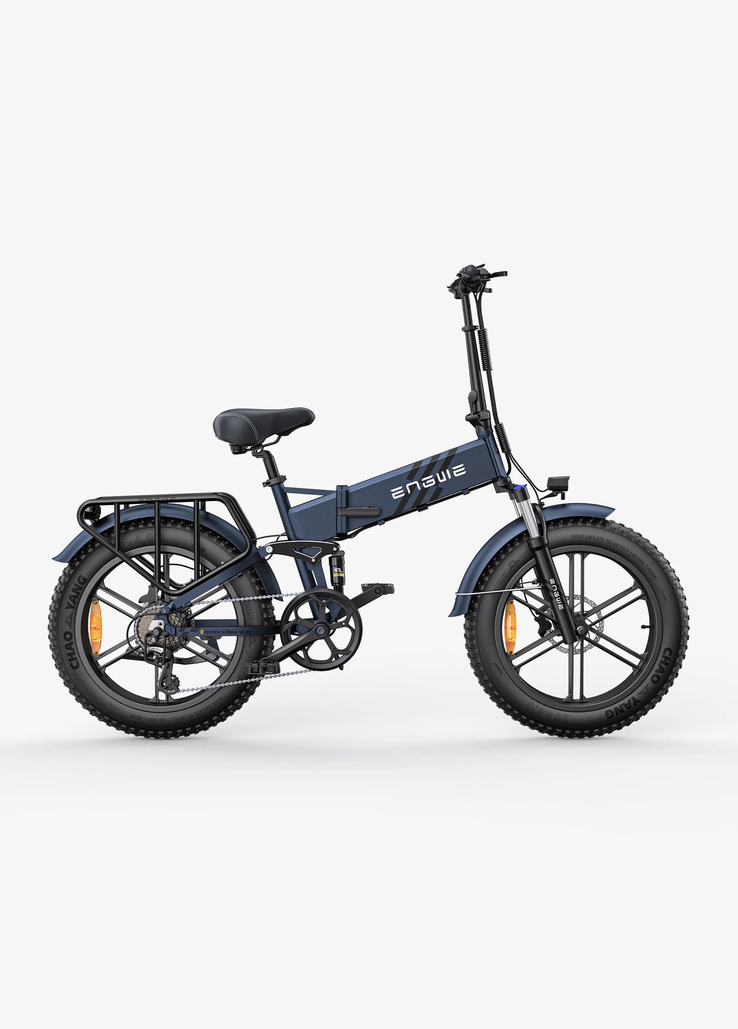 ENGWE Engine PRO 2.0 Full Suspension Foldable E-Bike 15.5mph 74mi 75Nm 1000W