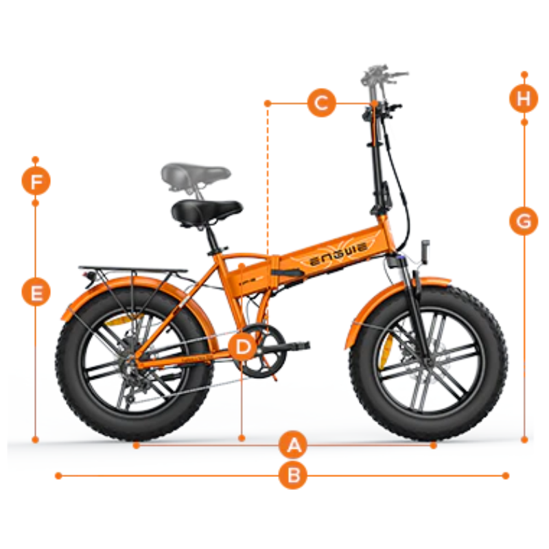 ENGWE EP-2 BOOST Foldable Full Suspension Electric Bike - Top Speed 15.5mph | 74mi Range | 250W Power