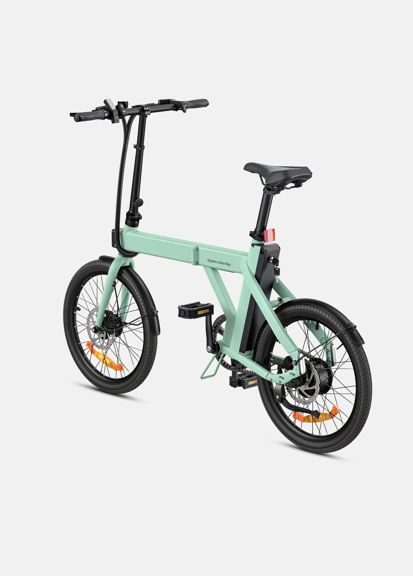 ENGWE P20 Quiet Motor, Torque Sensor Folding Electric Bike - Top Speed 15.5mph | 42Nm Torque | 62mi Range | 250W Power