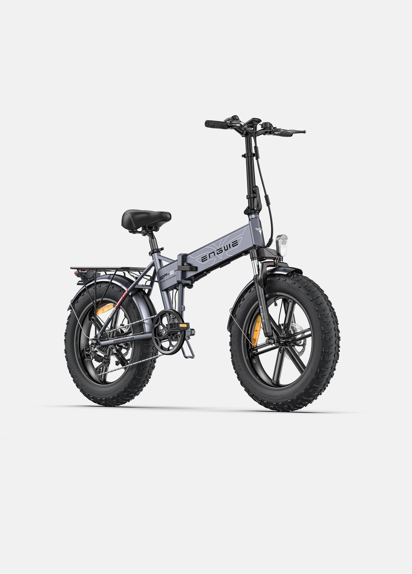 ENGWE EP-2 PRO Foldable Full Suspension Electric Bike - Top Speed 15.5mph | 74mi Range | 250W Power