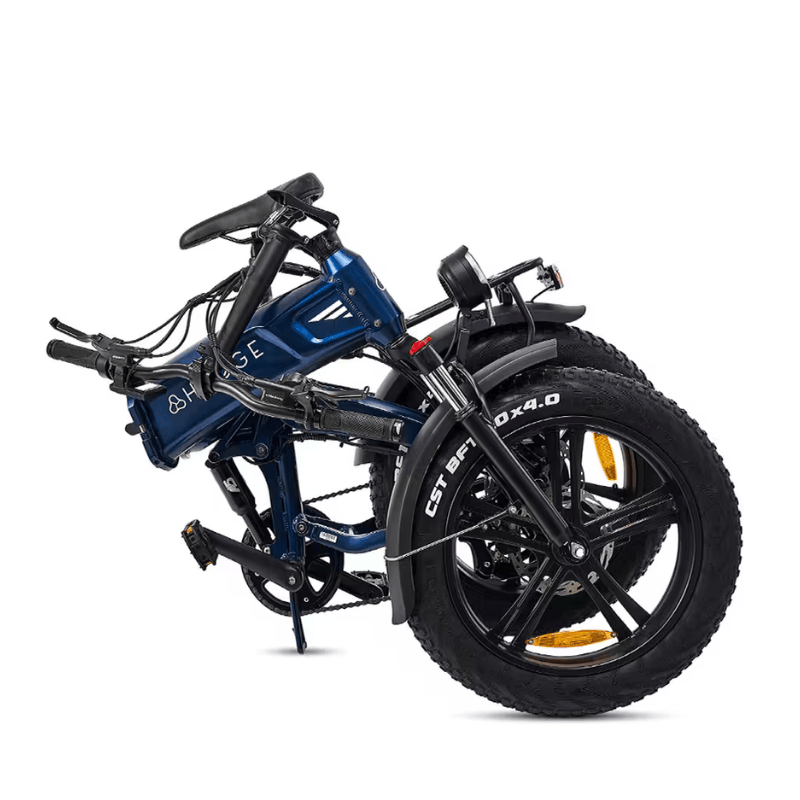 HYGGE SORO Foldable Fat Tyre Electric Bike - Top Speed 15.5mph | 43mi Range | 48V 14Ah Battery | 250W Power - Hub Motor