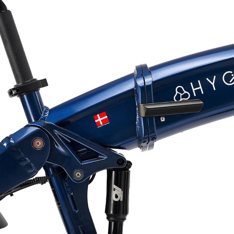 HYGGE SORO Foldable Fat Tyre Electric Bike - Top Speed 15.5mph | 43mi Range | 48V 14Ah Battery | 250W Power - Hub Motor