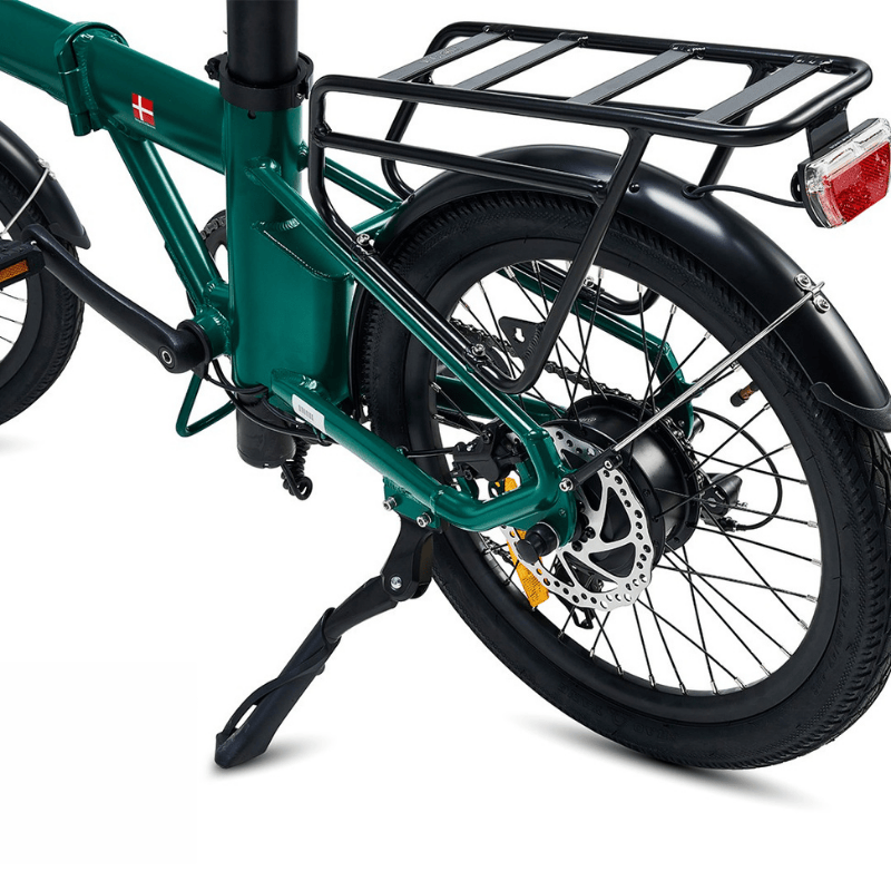 HYGGE VIRUM 2025 Lightweight Foldable Electric Bike - 36V Battery | Top Speed 15.5mph | 37mi Range | 250W Power | British Racing Green