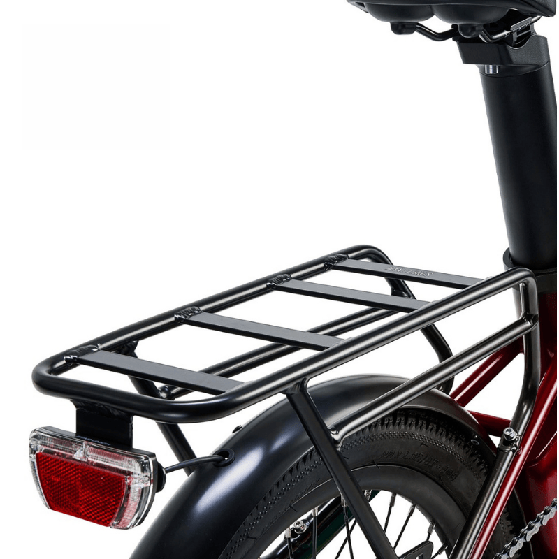 HYGGE VIRUM 2025 Lightweight Foldable Electric Bike - 36V Battery | Top Speed 15.5mph | 37mi Range | 250W Power - British Sangria Red