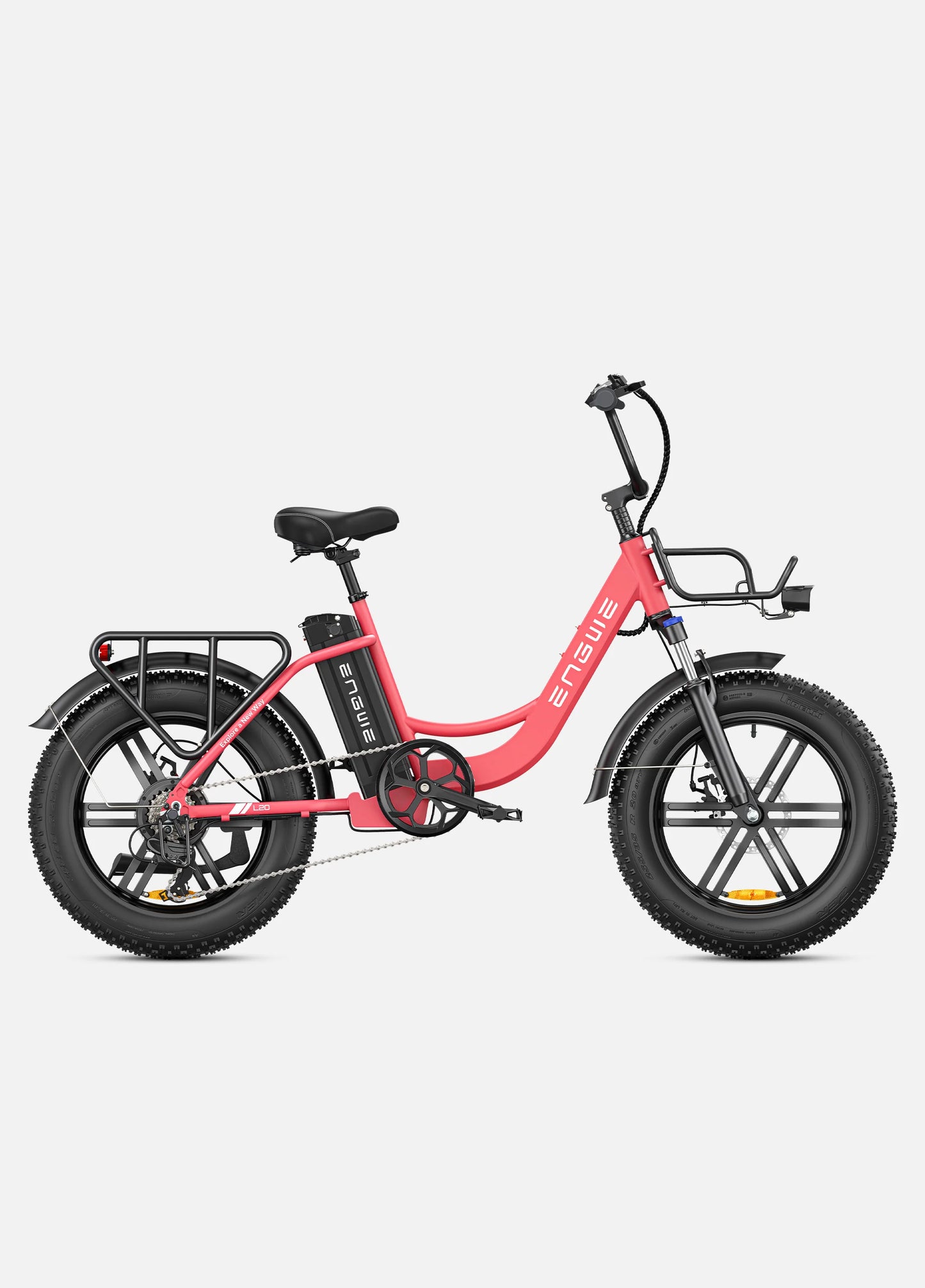 ENGWE L20 Step-Thru Front Suspension Electric Bike - Top Speed 15.5mph | 87m Range | 250W Power *DISCONTINUED*