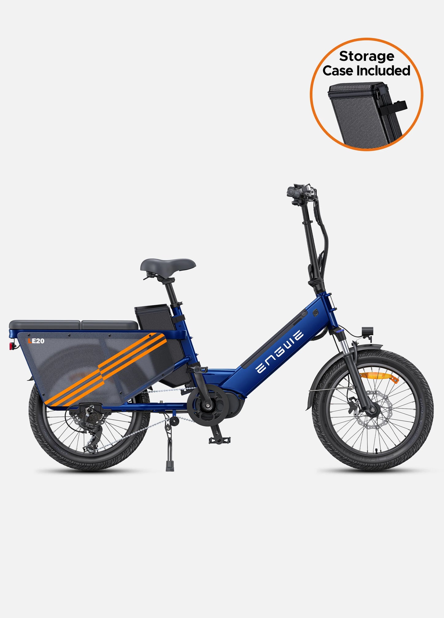 ENGWE LE20 Mid-drive Step-Thru Cargo Electric Bike - Torque Sensor | Top Speed 15.5mph | 111-217m Range | 250W Power (copy)