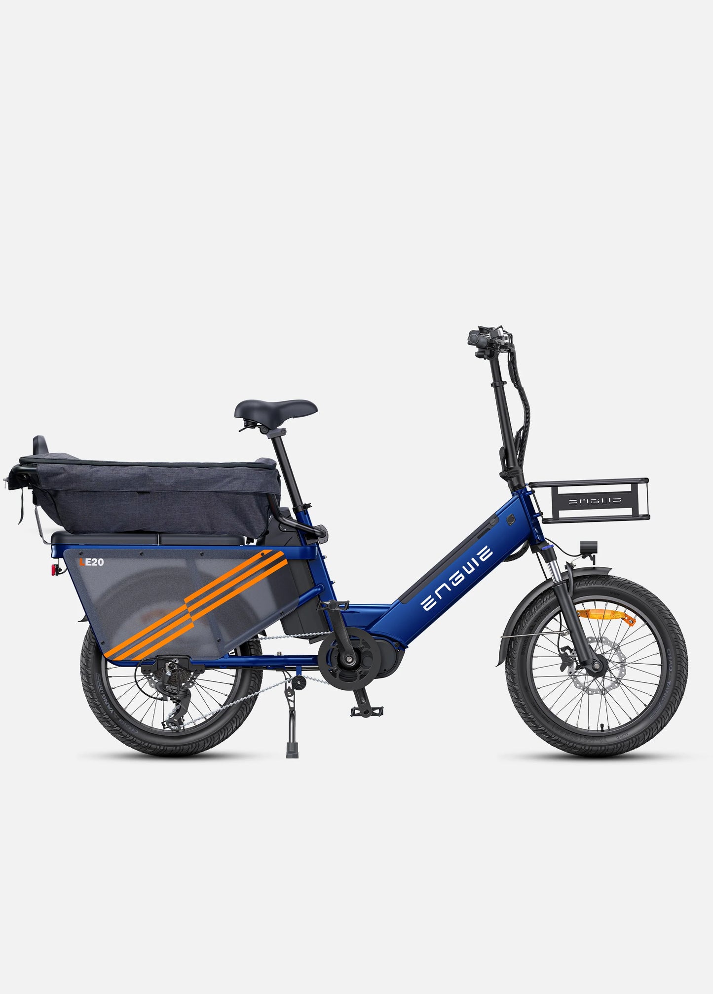 ENGWE LE20 Mid-drive Step-Thru Cargo Electric Bike - Torque Sensor | Top Speed 15.5mph | 111-217m Range | 250W Power