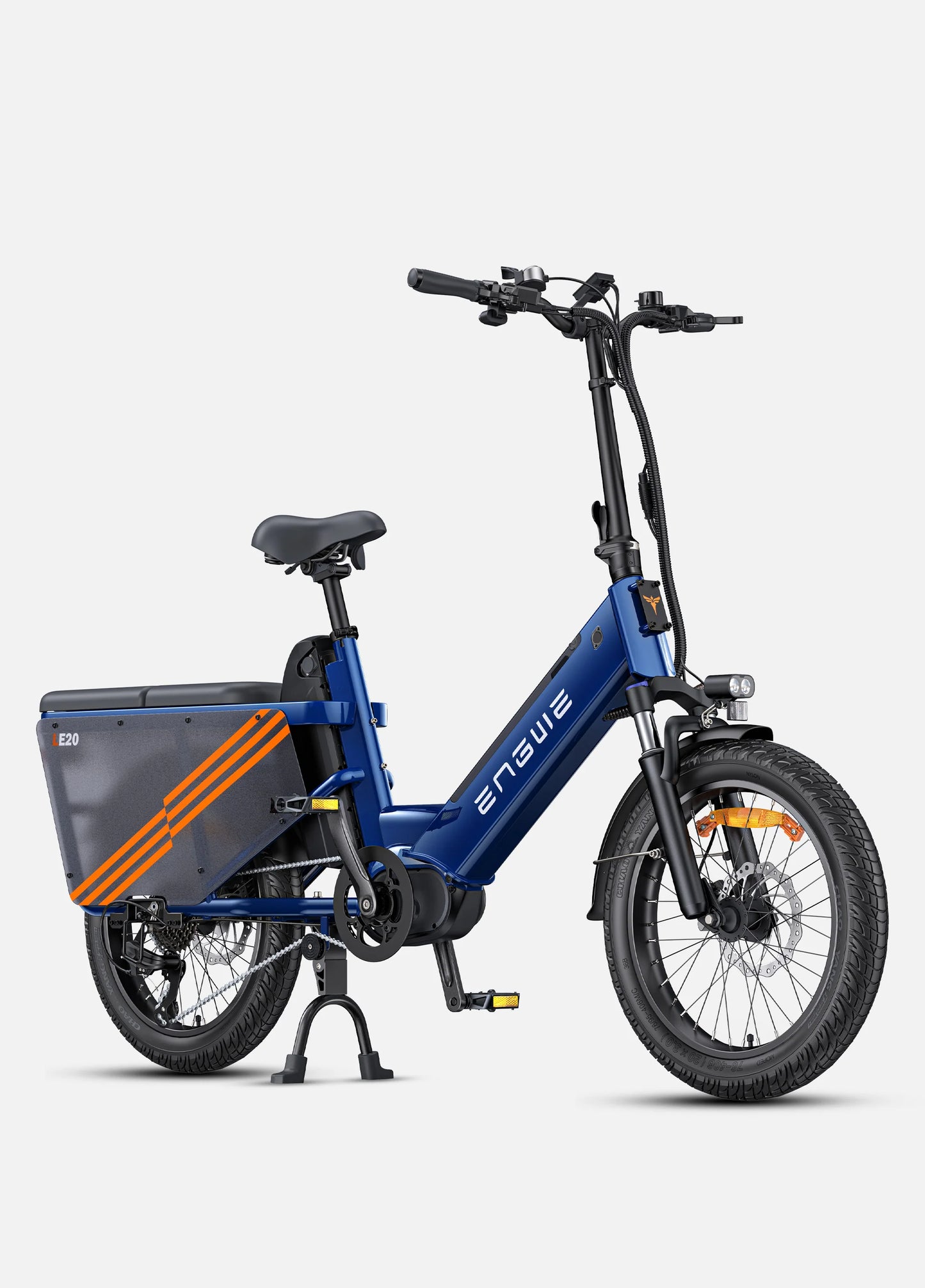 ENGWE LE20 Mid-drive Step-Thru Cargo Electric Bike - Torque Sensor | Top Speed 15.5mph | 111-217m Range | 250W Power