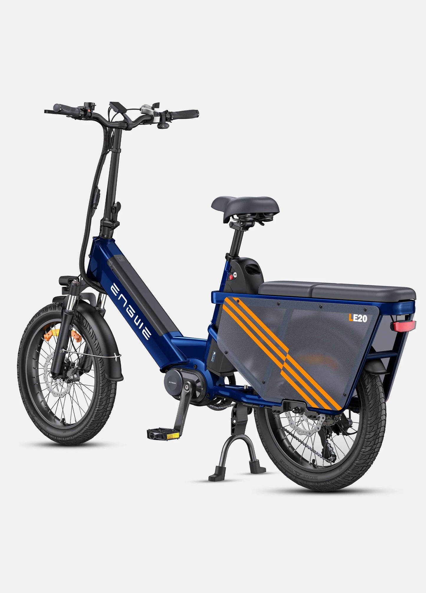 ENGWE LE20 Mid-drive Step-Thru Cargo Electric Bike - Torque Sensor | Top Speed 15.5mph | 111-217m Range | 250W Power