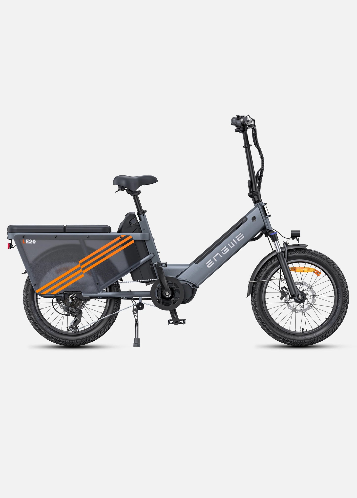 ENGWE LE20 Mid-drive Step-Thru Cargo Electric Bike - Torque Sensor | Top Speed 15.5mph | 111-217m Range | 250W Power