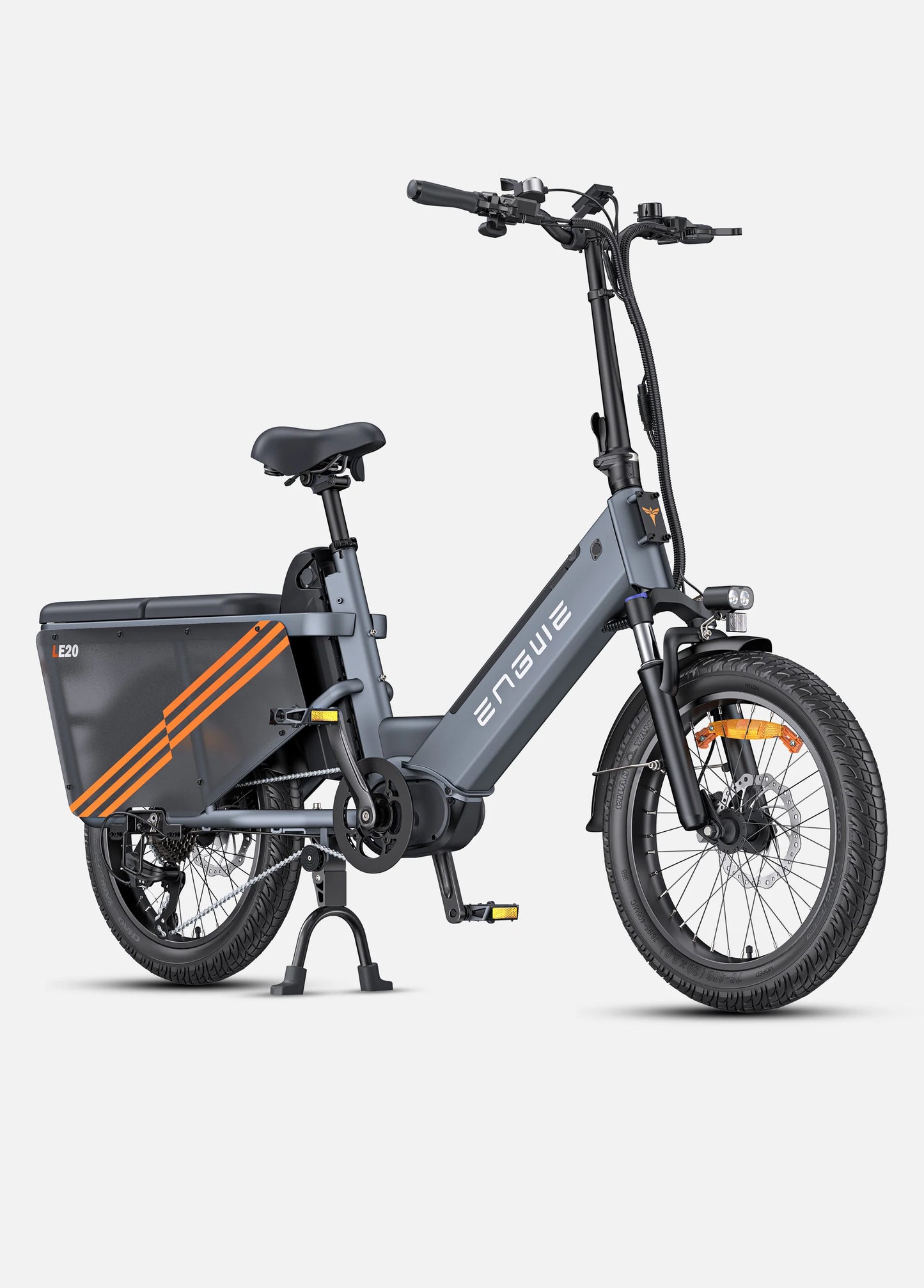ENGWE LE20 Mid-drive Step-Thru Cargo Electric Bike - Torque Sensor | Top Speed 15.5mph | 111-217m Range | 250W Power