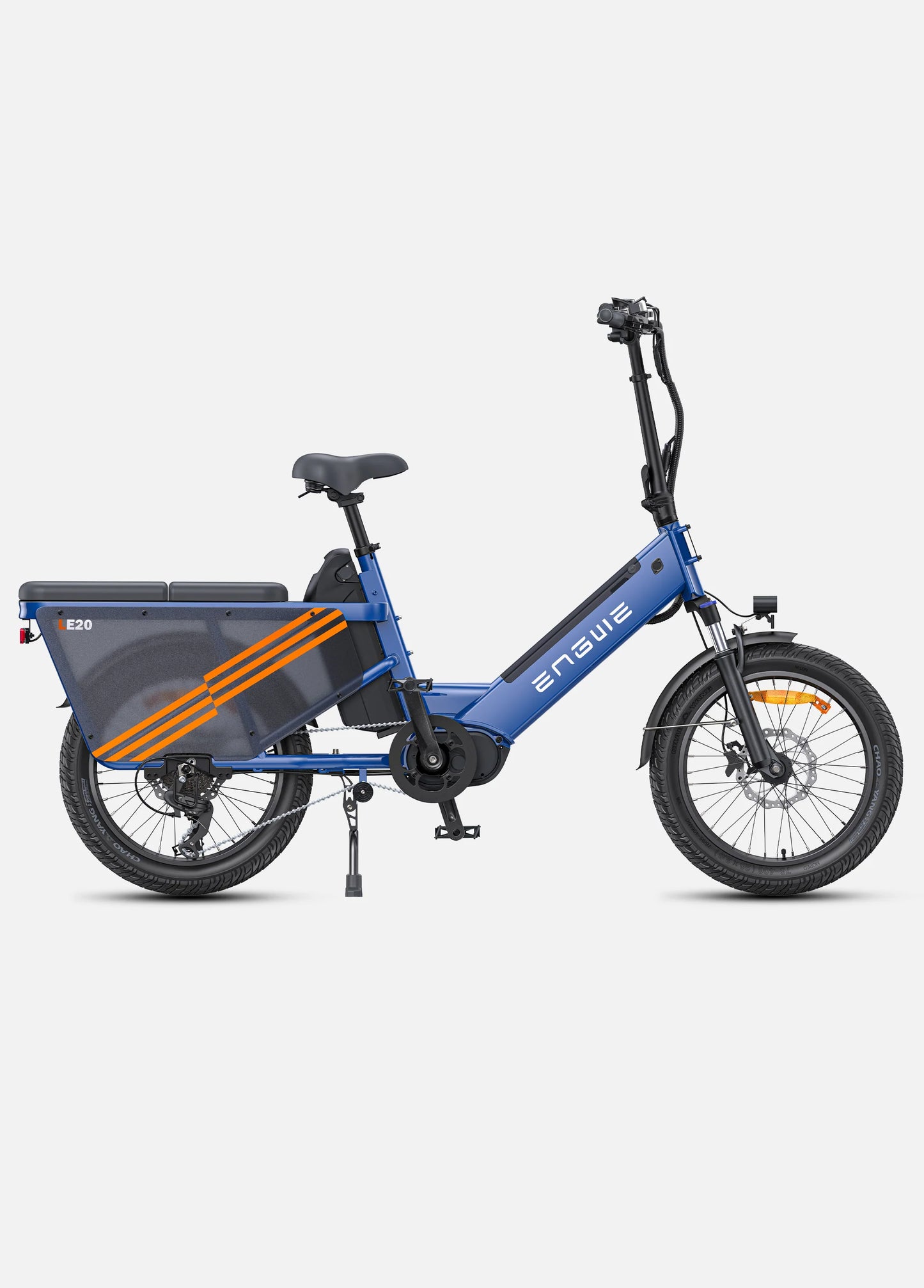 ENGWE LE20 Mid-drive Step-Thru Cargo Electric Bike - Torque Sensor | Top Speed 15.5mph | 111-217m Range | 250W Power