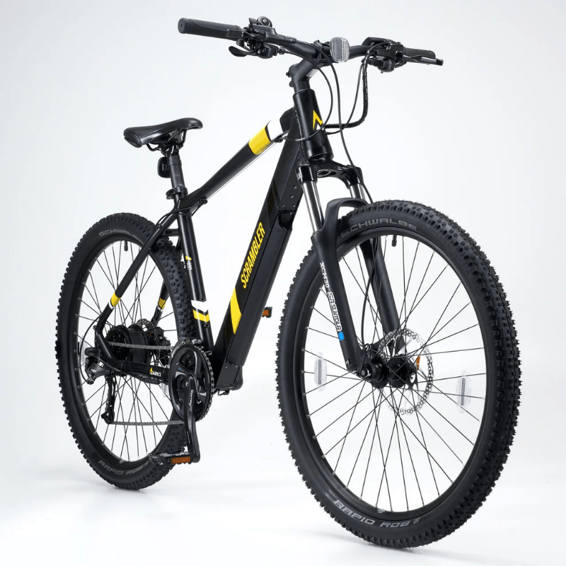 MARK2 Scrambler Lightweight Hard Tail Commuter Electric Mountain Bike - Top Speed 15.5mph | 60mi Range | 250W Power - eMTB