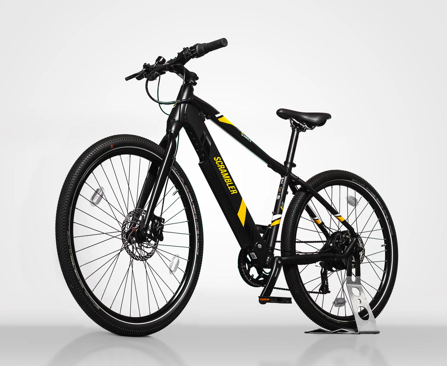 MARK2 Scrambler Light Weight Urban E-MTB Electric Mountain Bike - Top Speed 15.5mph | 20-60mi Range | 250W Power - Black