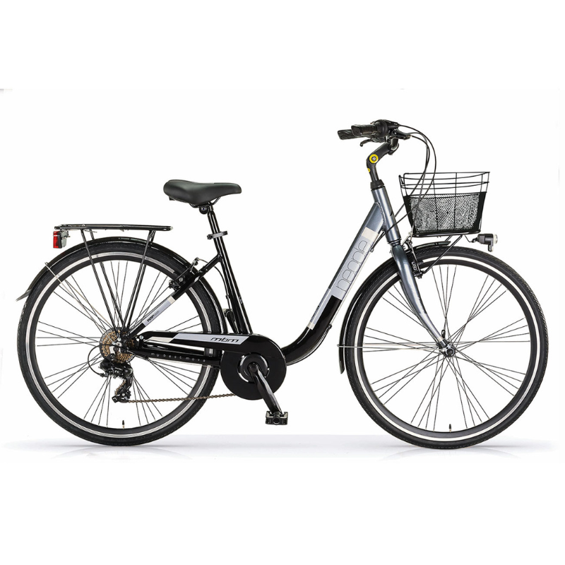 MBM People Ladies Hybrid Bicycle Black/Titanium