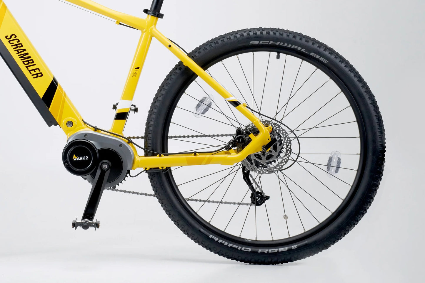 MARK2 Scrambler C Lightweight Hard Tail Electric Mountain Bike - 90Nm Torque | Top Speed 15.5mph | eMTB | 61mi Range | 250W Power