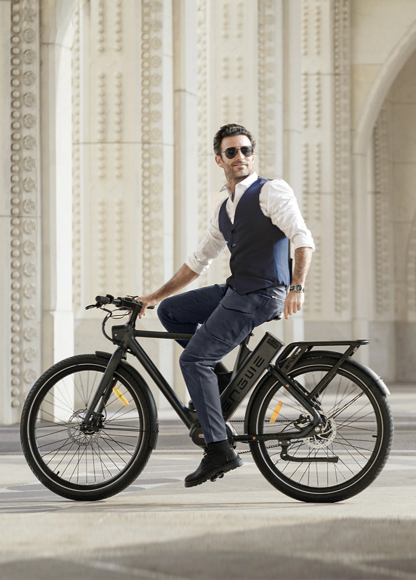 ENGWE P275 ST Commuting Electric Bike - Top Speed 15.5mph | 161mi Range | Torque Sensor | Mid-drive Motor | 250W Power