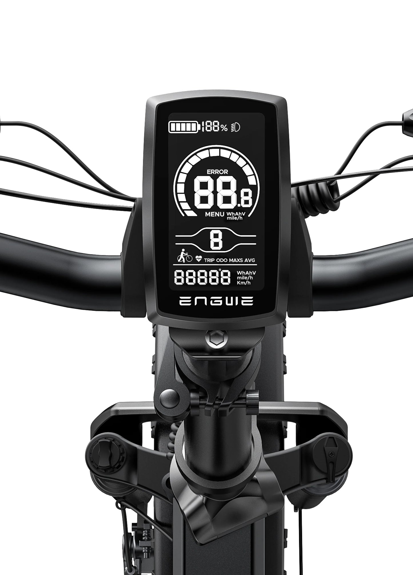 ENGWE EP-2 PRO Foldable Full Suspension Electric Bike - Top Speed 15.5mph | 74mi Range | 250W Power