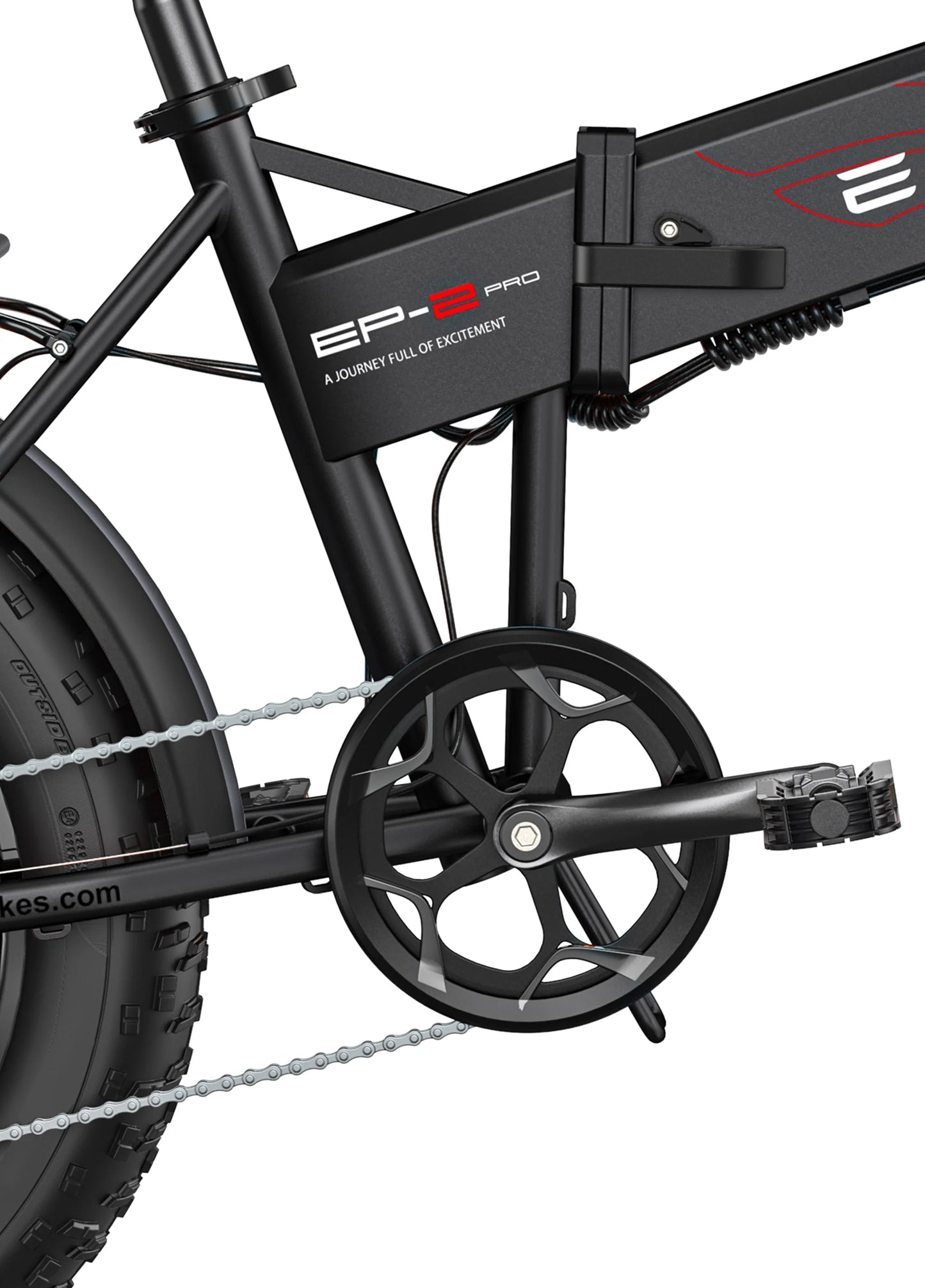 ENGWE EP-2 PRO Foldable Full Suspension Electric Bike - Top Speed 15.5mph | 74mi Range | 250W Power
