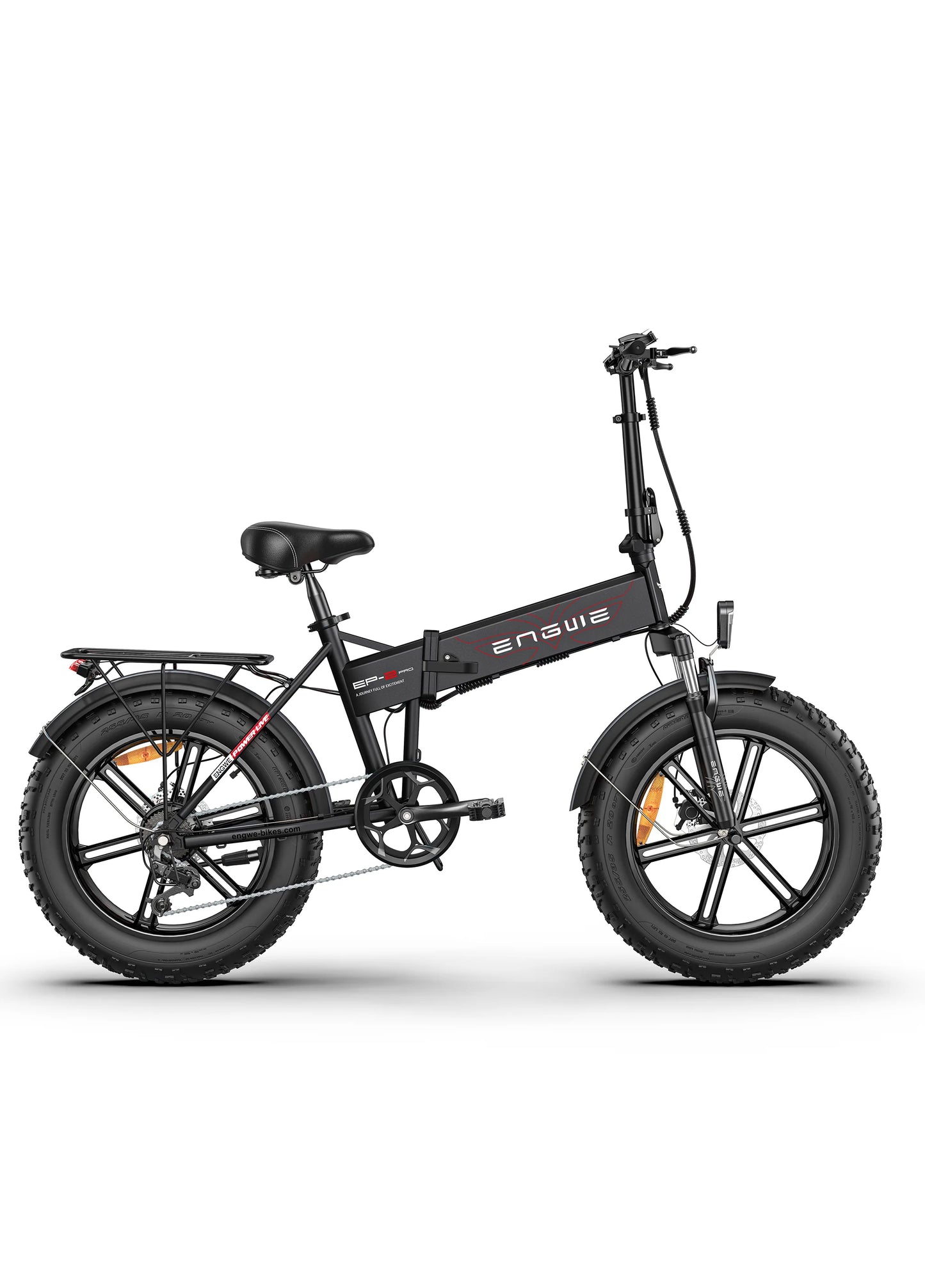 ENGWE EP-2 PRO Foldable Full Suspension Electric Bike - Top Speed 15.5mph | 74mi Range | 250W Power