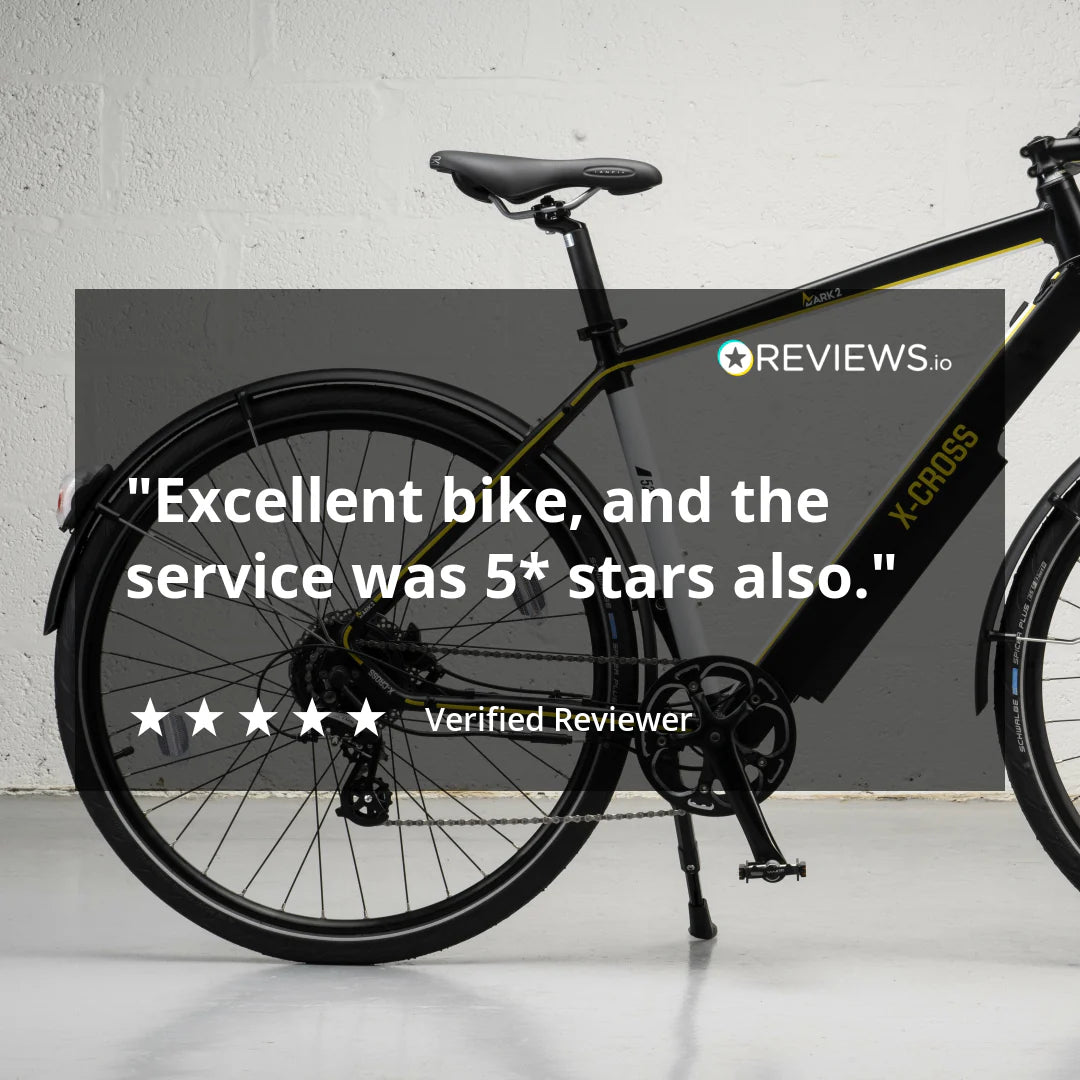 MARK2 X-Cross 520 Sports, Lightweight, Commuter Electric Bike - Top Speed 15.5mph | 22-50mi Range | 250W Power