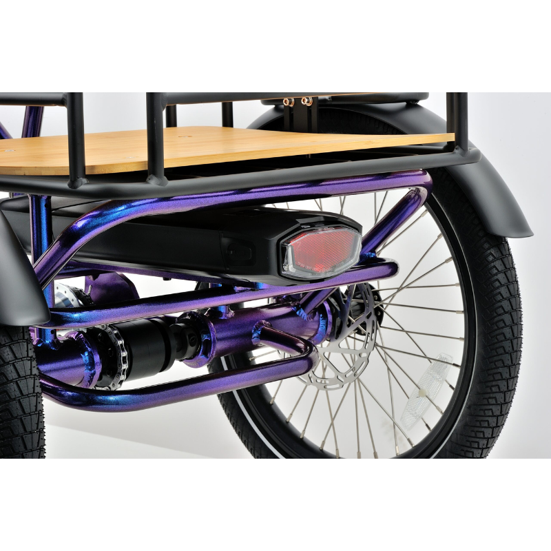 REVOM T4 Semi Recumbent Foldable Electric Tricycle - Top Speed 15.5mph | 35mile Range | 90Nm Torque | 250W Power