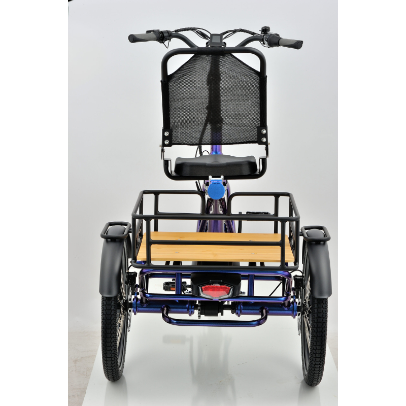 REVOM T4 Semi Recumbent Foldable Electric Tricycle - Top Speed 15.5mph | 35mile Range | 90Nm Torque | 250W Power