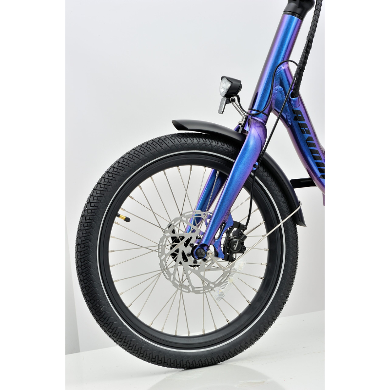 REVOM T4 Semi Recumbent Foldable Electric Tricycle - Top Speed 15.5mph | 35mile Range | 90Nm Torque | 250W Power