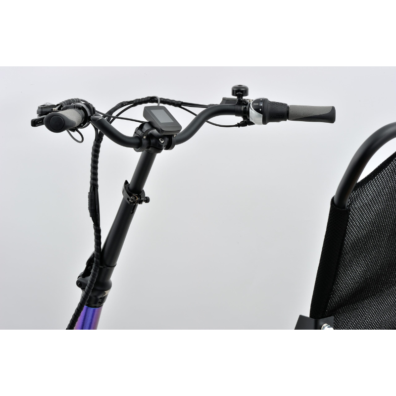 REVOM T4 Semi Recumbent Foldable Electric Tricycle - Top Speed 15.5mph | 35mile Range | 90Nm Torque | 250W Power