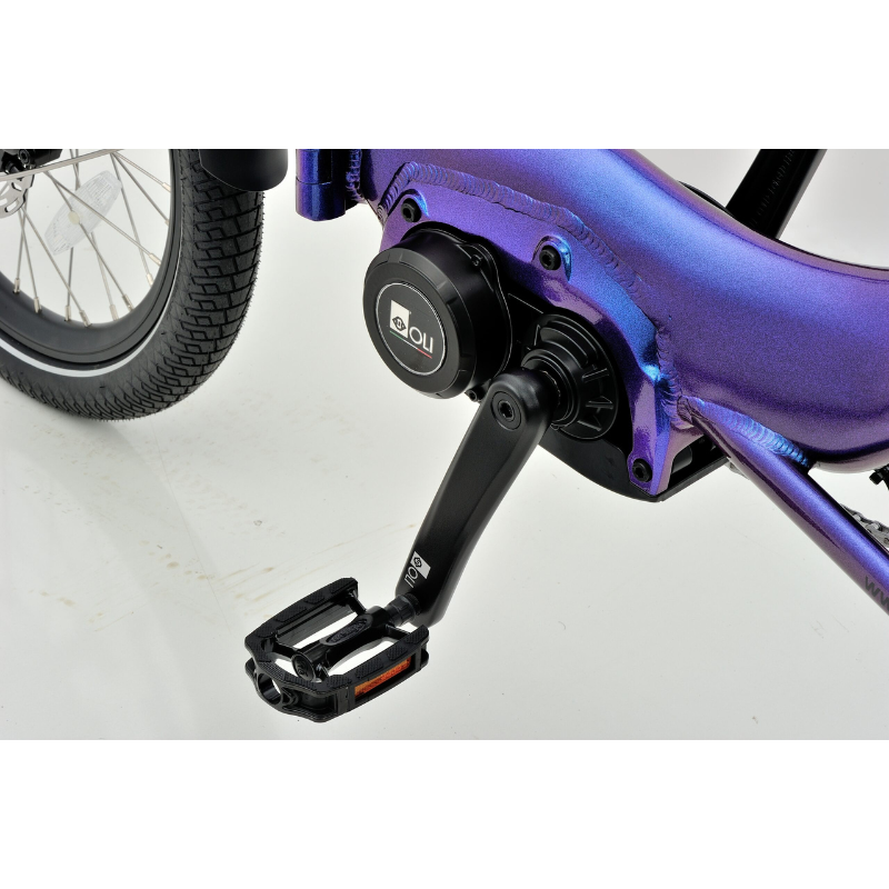 REVOM T4 Semi Recumbent Foldable Electric Tricycle - Top Speed 15.5mph | 35mile Range | 90Nm Torque | 250W Power