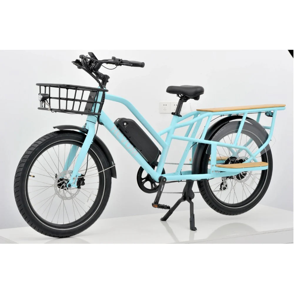 REVOM E-Cargo 2.3 Electric Transport Bike - 14.5Ah Battery | Top Speed 15.5mph | 35-45mi Range | 250W Power