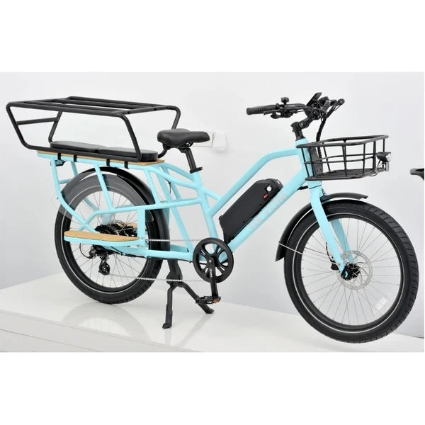 REVOM E-Cargo 2.3 Electric Transport Bike - 14.5Ah Battery | Top Speed 15.5mph | 35-45mi Range | 250W Power