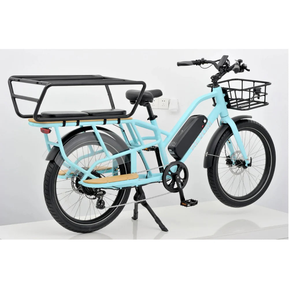 REVOM E-Cargo 2.3 Electric Transport Bike - 14.5Ah Battery | Top Speed 15.5mph | 35-45mi Range | 250W Power