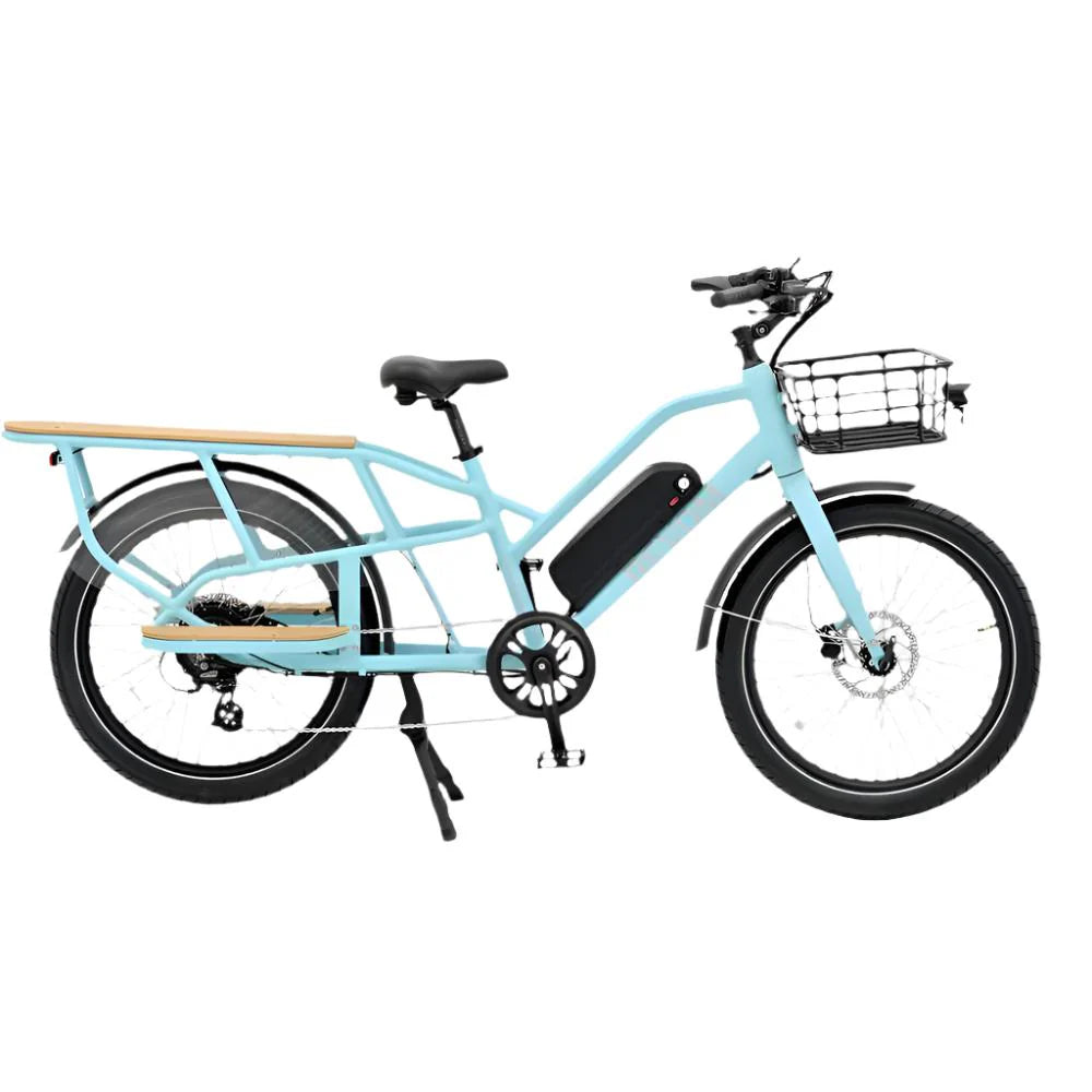 REVOM E-Cargo 2.3 Electric Transport Bike - 14.5Ah Battery | Top Speed 15.5mph | 35-45mi Range | 250W Power