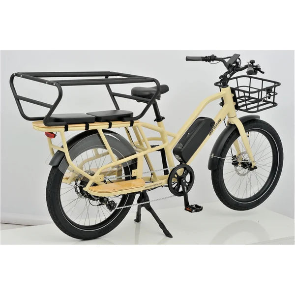 REVOM E-Cargo 2.3 Electric Transport Bike - 14.5Ah Battery | Top Speed 15.5mph | 35-45mi Range | 250W Power