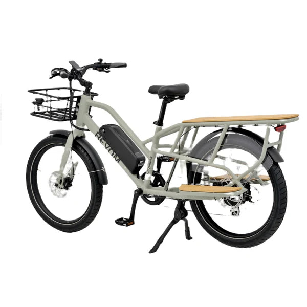 REVOM E-Cargo 2.3 Electric Transport Bike - 14.5Ah Battery | Top Speed 15.5mph | 35-45mi Range | 250W Power