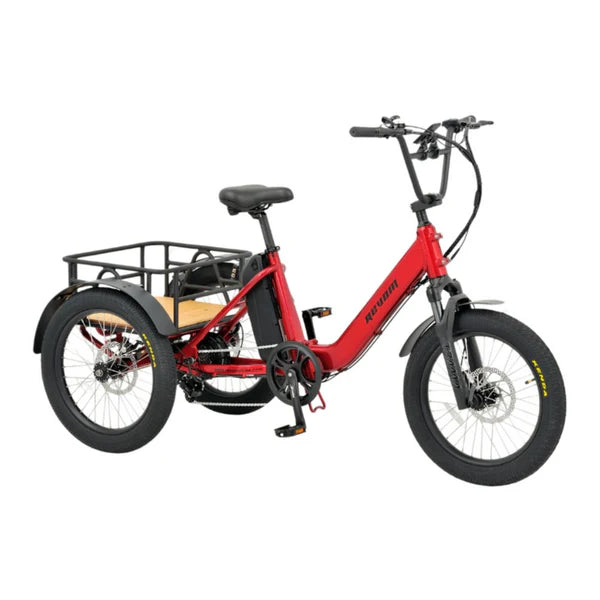 REVOM T1 Mover Urban Cargo Electric Trike - Top Speed 15.5mph | 35mi Range | 250W Power